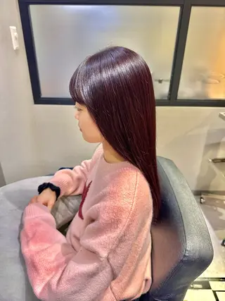ロング カラー b a b a 🫧のヘアスタイル