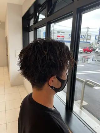 パーマ メンズ メンズカット／太田 龍舞／フェザーパーマのヘアスタイル