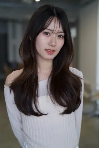 ロング カラー ヘアアレンジ 縮毛矯正・カラー特化 指名No.1shunのヘアスタイル