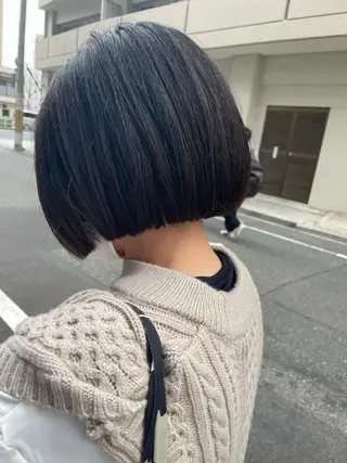 ショート やまさきえりこ ニュアンスパーマのヘアスタイル
