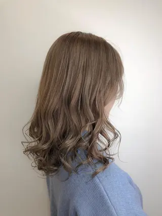 ミディアム カラー 【透明感、艶髪】西村 有司のヘアスタイル