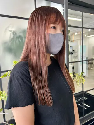 ロング カラー 海外ヘア/レイヤー カットNatsuのヘアスタイル