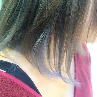 ショート カラー ブロンド/艶カラー/ レイヤー/MIKUのヘアスタイル