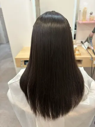 ロング パーマ 本多 奏音のヘアスタイル