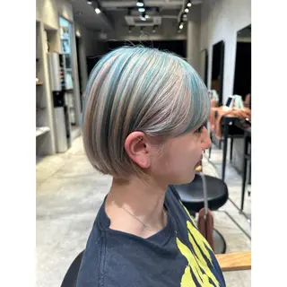 ショート カラー 【SALOWIN】 Renaのヘアスタイル