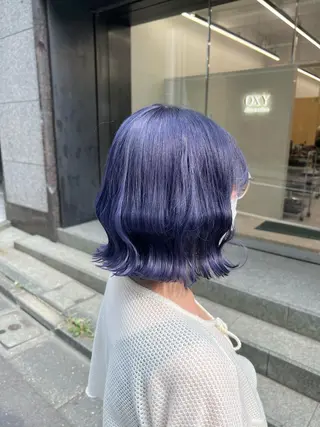 ショート カラー 🫧艶ダブルカラー ブリーチ🫧トモヤのヘアスタイル