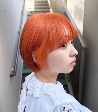 ショート ✨透明感カラー✨ ✨小顔カット✨山木のヘアスタイル