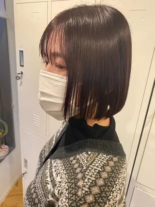 ショート カラー 夜23時まで予約🉑 reverieあきらのヘアスタイル