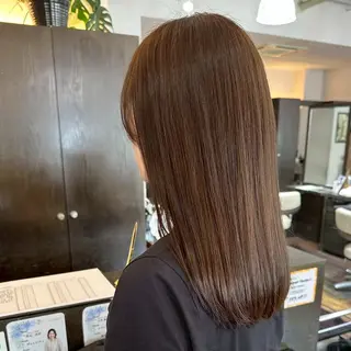 セミロング カラー 近藤 優羽のヘアスタイル