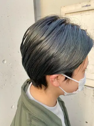 ショート カラー メンズ お任せヘア☘️☘️ 及川渚のヘアスタイル