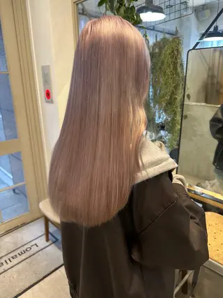 ロング カラー REINA☁️透明感 カラー/ぷつっと♡のヘアスタイル
