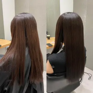 セミロング 髪質改善ヘアケア 艶髪特化/上田のヘアスタイル