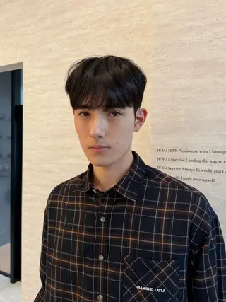 メンズ 韓国式ダウンパーマ 🇰🇷櫻井健のヘアスタイル