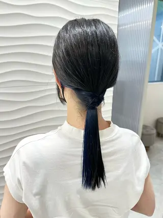 セミロング カラー 中川 茜里のヘアスタイル