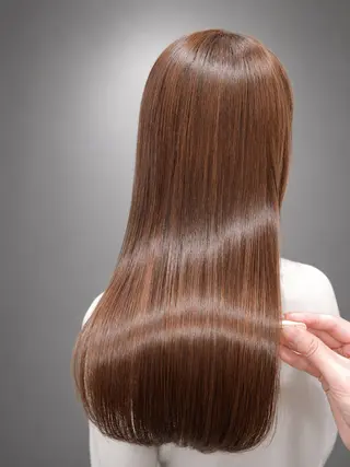 ロング ダメージレス 桧山店長のヘアスタイル