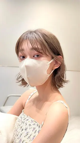 ショート カラー レイヤー専門家 ダブルカラー修のヘアスタイル