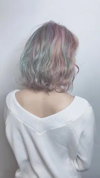 ショート カラー NINE+/代表 ブリーチ特化型サロンのヘアスタイル