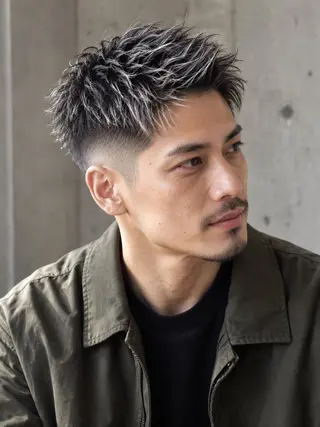 ショート カラー メンズ 🔮メンズ縮毛矯正 メンズパーマ💎竹永のヘアスタイル