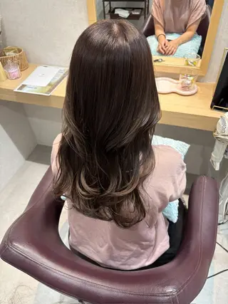 ロング カラー 透明感/チョコカラー 💍TAMA💍のヘアスタイル