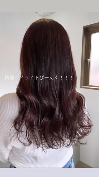 ロング カラー ヘアアレンジ REONA🪽✨薬院 レイヤーカット🫧のヘアスタイル