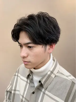 メンズ 岡田 七海のヘアスタイル