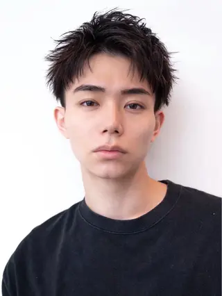 パーマ メンズ メンズカットパーマ/ スパイキー🪐ヒナノのヘアスタイル