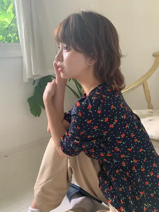 ミディアム 石畑結華 Lond店長のヘアスタイル