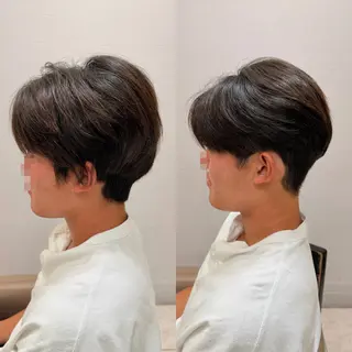 ショート メンズ メンズ縮毛矯正 池田勇一のヘアスタイル