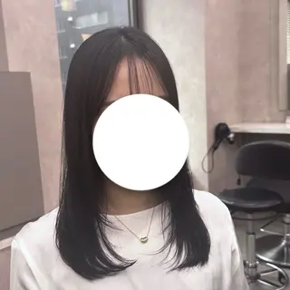 ロング カラー パーマ ヘアアレンジ メンズ キッズ ブリーチなしカラー/ ブラウン/レイヤーのヘアスタイル