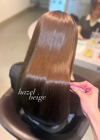 ロング 彩菜/透明感艶カラー /赤み消しカラーのヘアスタイル