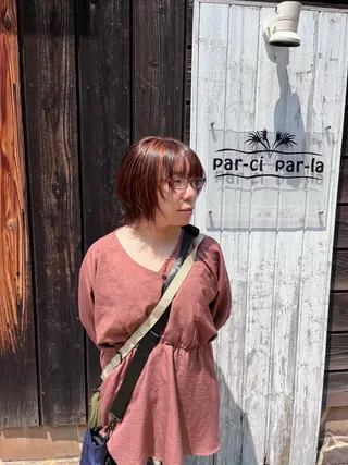 ショート カラー 竹谷 千佳子のヘアスタイル