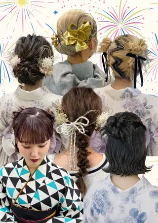 ヘアアレンジ ヘアセット🎀パーマ Tsubasaのヘアスタイル