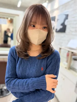 ミディアム キッズ 奥野 貴史　代表　レイヤーのヘアスタイル