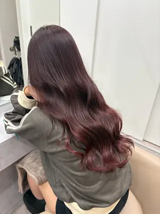 カラー うる艶/ハイトーン 🎀hina🎀のヘアスタイル