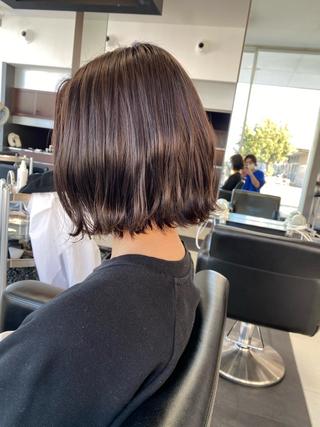 ミディアム 横地 凌のヘアスタイル