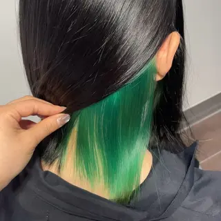 ミディアム カラー ななみ.⋆𝜗𝜚 透明感カラー/まつパのヘアスタイル