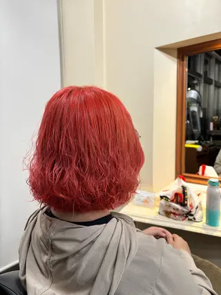 ミディアム カラー 田呂丸 誠貴のヘアスタイル