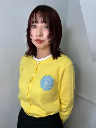 ミディアム カラー 透明感カラー/レイヤ ー🌙Honokaのヘアスタイル