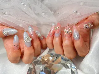 ネイル bijou nails 蓮のネイルデザイン