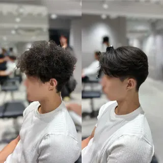 メンズ 🔹メンズ縮毛矯正 川島爽楽🔹のヘアスタイル