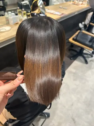 ショート パーマ hubhair レイヤー/透明感のヘアスタイル