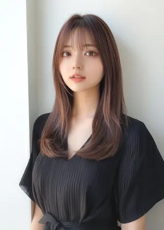ロング 【レイヤー特化】 ミディアム/深川諒のヘアスタイル
