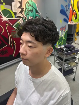 パーマ メンズ keany錦糸町 ハセベユウのヘアスタイル