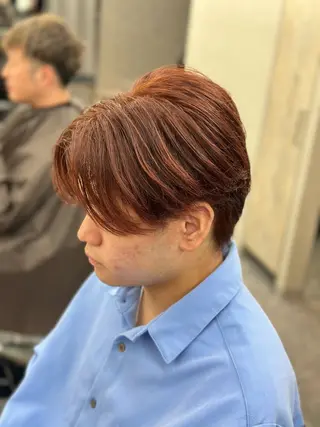 カラー メンズ メッシュパーマ支持率 ◎大宮/隼也のヘアスタイル
