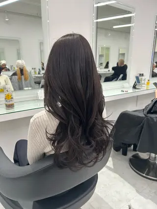 ロング カラー ヘアアレンジ レイヤー×透明感カラ ー🕊AZUSAのヘアスタイル