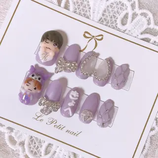 ネイル 大分市推し活ネイル 🎀ライブ・現場前にのネイルデザイン
