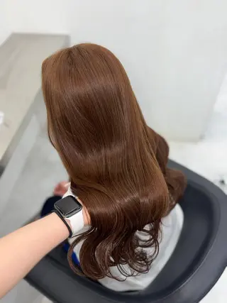 ロング カラー ヘアアレンジ 透明感カラー🎀艶髪 Anju/渋谷🎀のヘアスタイル