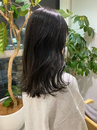 セミロング カラー FILMS/sari /似合わせカットのヘアスタイル