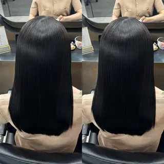 ロング 今話題の艶髪矯正 美艶カラー/FUKAのヘアスタイル