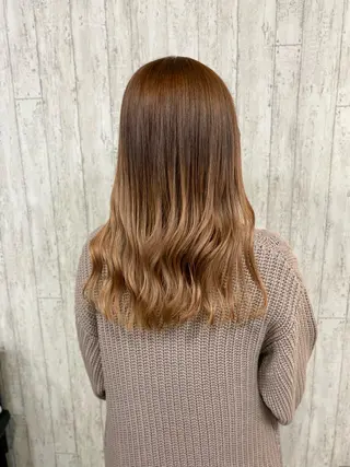 セミロング 勝河 怜楊のヘアスタイル